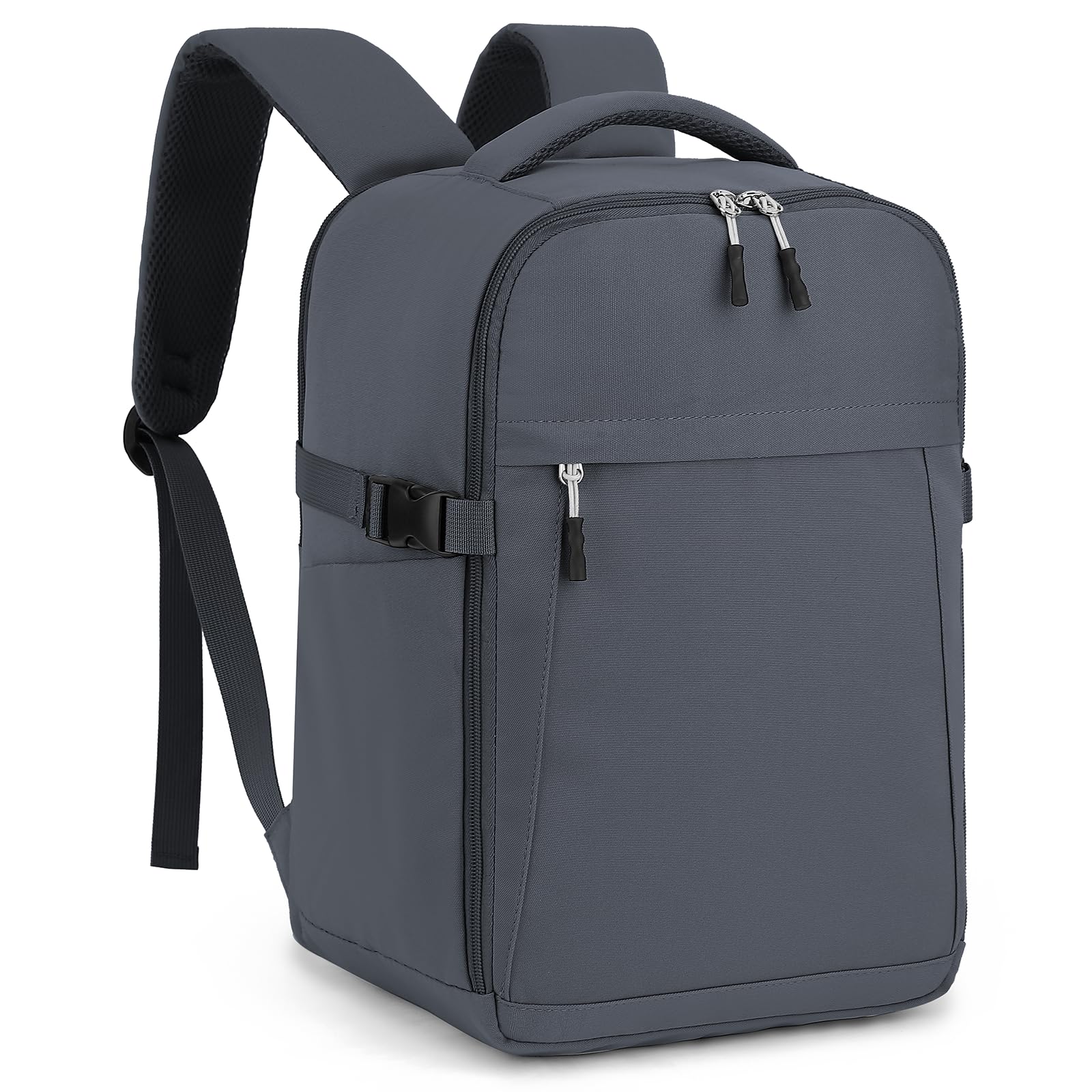 Hayayu Ryanair Cabin Bags 40x30x20 Underseat Travel Backpack Easyjet Cabin Bag 45x36x20 Carry on Water Resistant Hand Luggage for Men and Women, Black