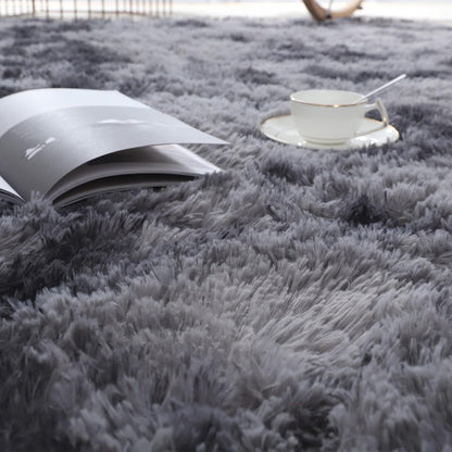 Rugs Living Room Large Rugs Bedroom Anti Skid Rug Shaggy Soft Rug for Living Room Bedroom Play Area Kids Room Luxury Decorative (Dark Grey, 180x270cm)