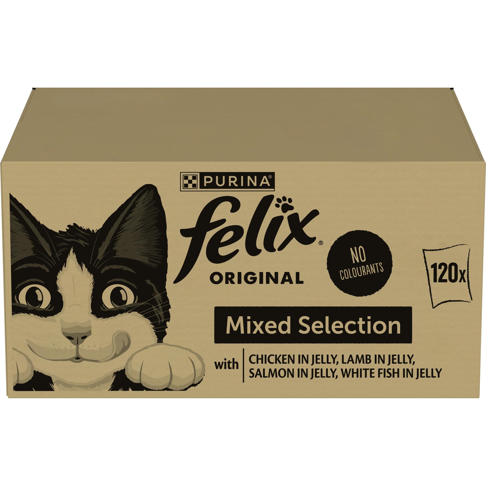 FELIX Original Mixed Selection in Jelly Wet Cat Food 40x85g