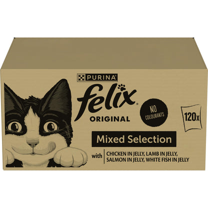 FELIX Original Mixed Selection in Jelly Wet Cat Food 40x85g
