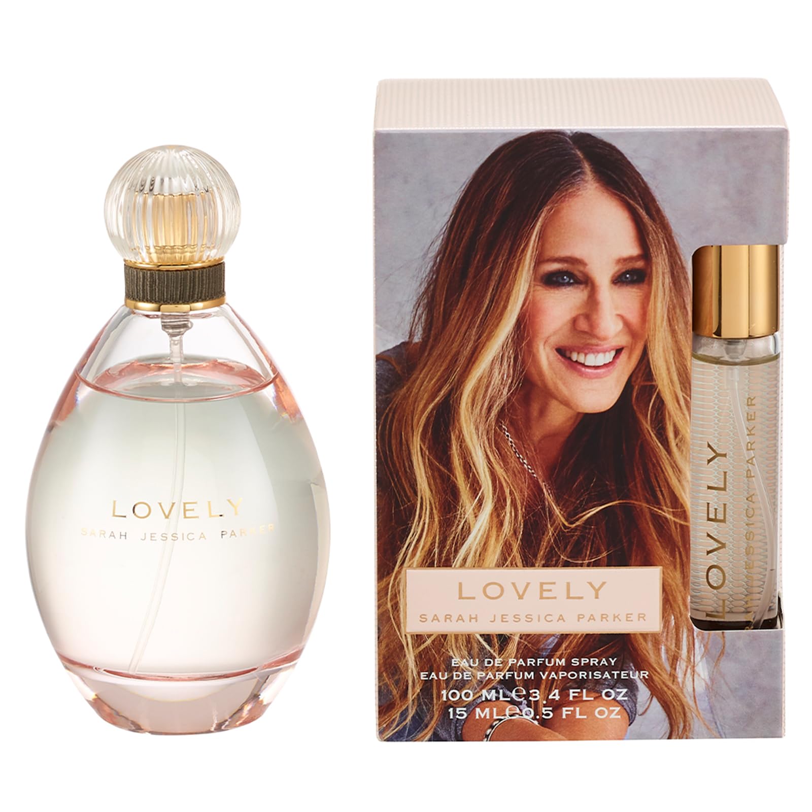 Sarah Jessica Parker Lovely Eau de Parfum for Women 100ml Spray, Delicate Female Perfume, Fragrance For Women, Women's Eau de Perfume for Travel, Womens Perfumes - Genuine SJP Perfume for Women