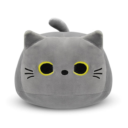 30CM Black Cat Plush Pillow,Black Cat Stuffed Animals,Cute Kitten Plushie for Boys Girls,Kawaii Kitten Plush for Boys Girls Kids
