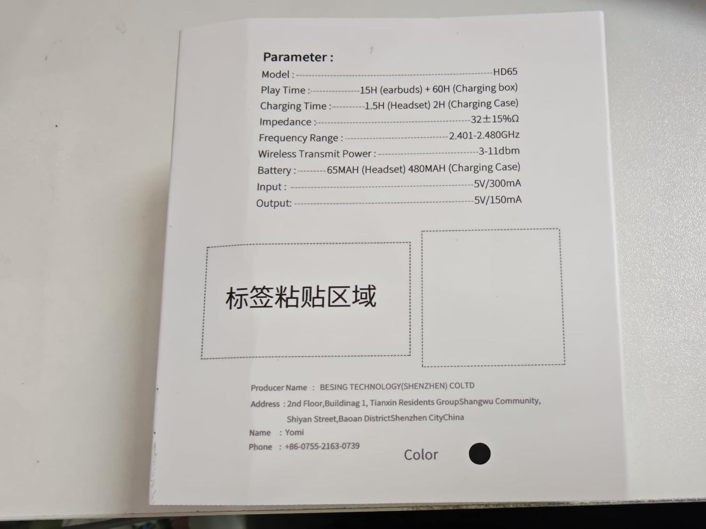 Wireless Earbuds, 75H Bluetooth 5.4 Headphones Sport with 4 ENC Noise Cancelling Mic, HiFi Stereo Wireless Earphones with Earhooks, IP7 Waterproof Ear Buds for Sport/Running/Gym, Black