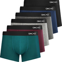 Boxer Shorts Mens 6 Pack, No Itchy Labels, Cotton Underwear Retro Trunks, Underwear Gift Set