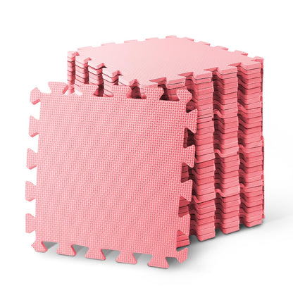 Foam Baby Play Mat (29x29cm) – Thick & Soft EVA Foam Interlocking Floor Tile Matting for Children – Large Multi Colour, Safe & Comfortable 7mm Thick Play Flooring (9pc)