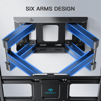 TV Wall Bracket, Swivel Tilt Wall Mount for 26-70 Inch Flat & Curved TVs up to 45kg, TV Bracket Max. VESA 400x400mm
