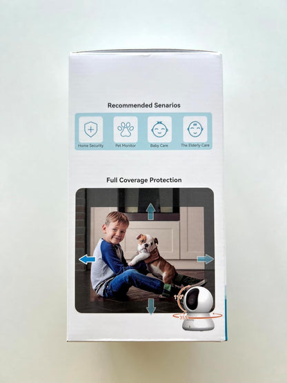 blurams Pet Camera 2K, Indoor Cameras, Dog Camera, 360° Home Security Cameras, Color Night Vision, Motion Tracking, 2-Way Talk, Cloud&SD, APP Control, Works with Alexa