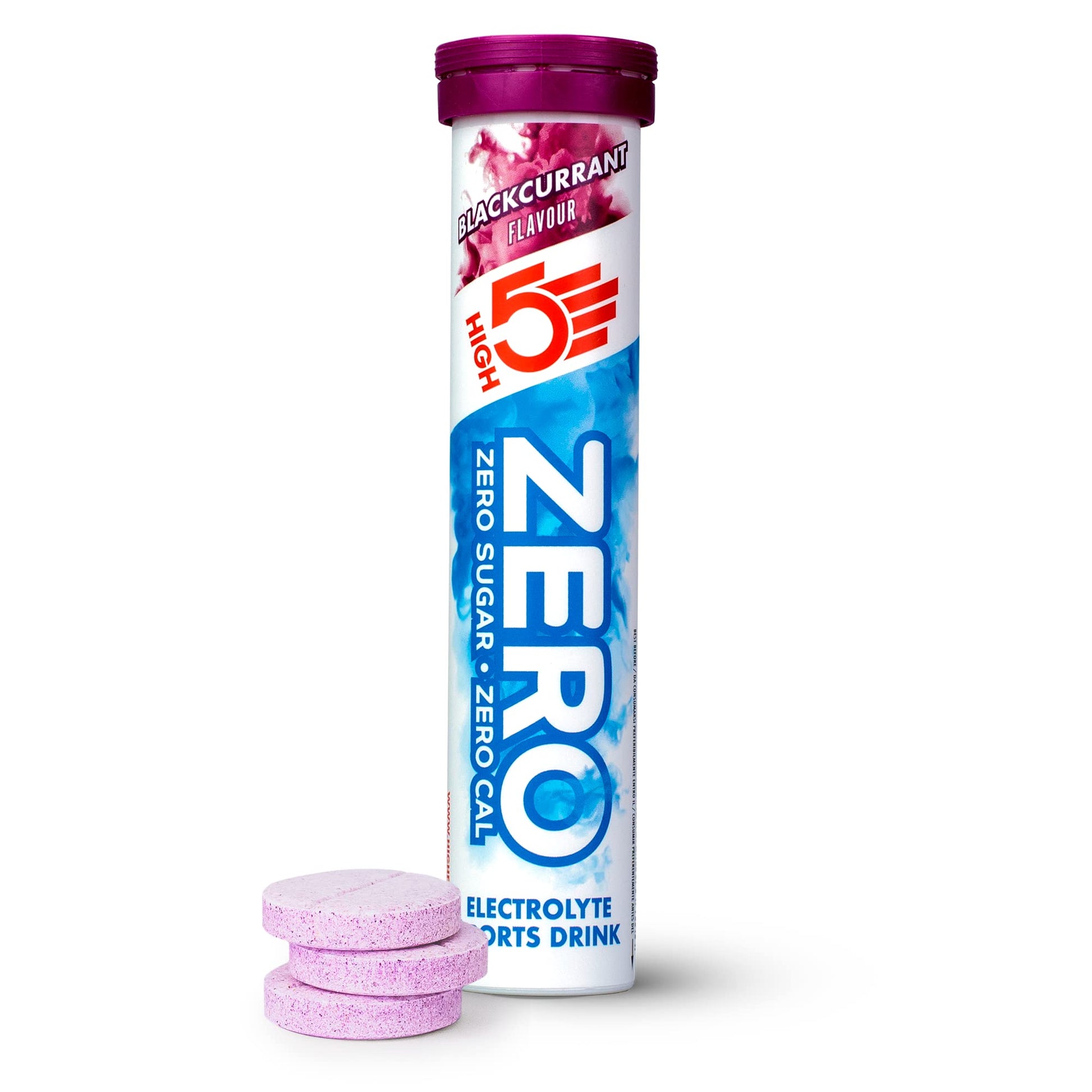 HIGH5 ZERO Electrolyte Tablet - Hydration Tablets Enhanced with Vitamin C - 0 Calories & Sugar Free - Boost Hydration, Performance & Wellness - Berry, 20 Tablets (20x, Pack of 1)
