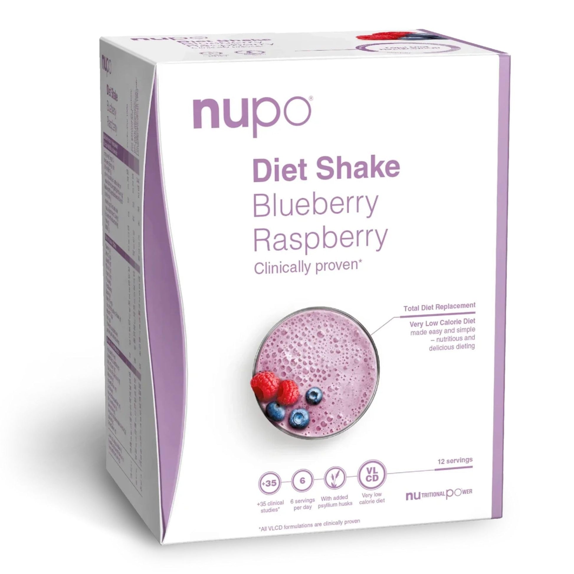 NUPO Diet Shakes for Weight Loss for Women & Men (12 Servings) | Tasty Meal Replacement Drinks | Clinically Proven Food Replacement Shakes for Weight Management I Very Low-Calorie Diet, GMO Free