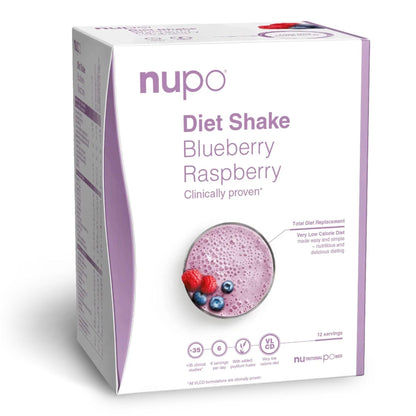 NUPO Diet Shakes for Weight Loss for Women & Men (12 Servings) | Tasty Meal Replacement Drinks | Clinically Proven Food Replacement Shakes for Weight Management I Very Low-Calorie Diet, GMO Free