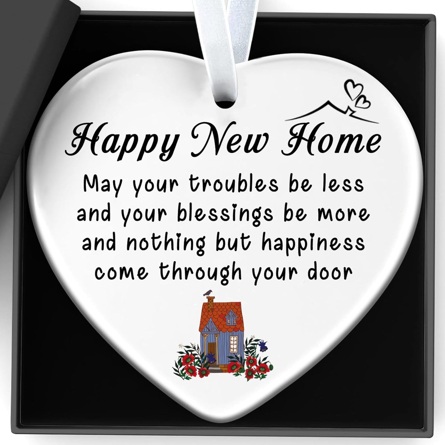 New Home Gifts House Warming Gifts New Home 2025 Ceramic Ornament With Gift Box For Send Keepsake Decorations For Couples,Women,Families,Teacher,Companion,Colleagues,Homeowners Housewarming the Gift