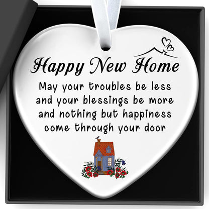 New Home Gifts House Warming Gifts New Home 2025 Ceramic Ornament With Gift Box For Send Keepsake Decorations For Couples,Women,Families,Teacher,Companion,Colleagues,Homeowners Housewarming the Gift