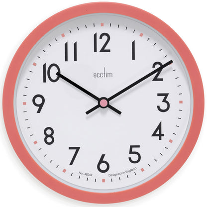 Acctim Elstow 22843 Wall Clock in Soot Black