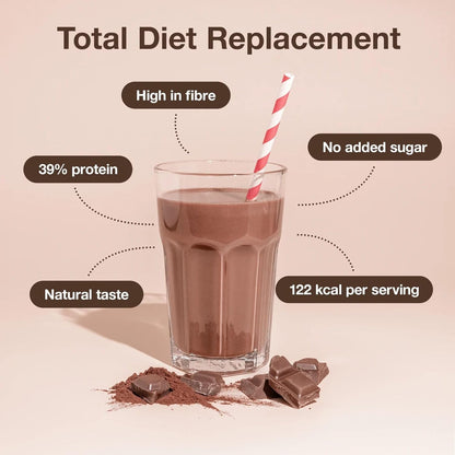 NUPO Diet Shake Chocolate – Premium diet shakes for weight management I Clinically proved meal replacement shake for weight control I 12 Servings I Very Low-Calorie Diet, GMO Free