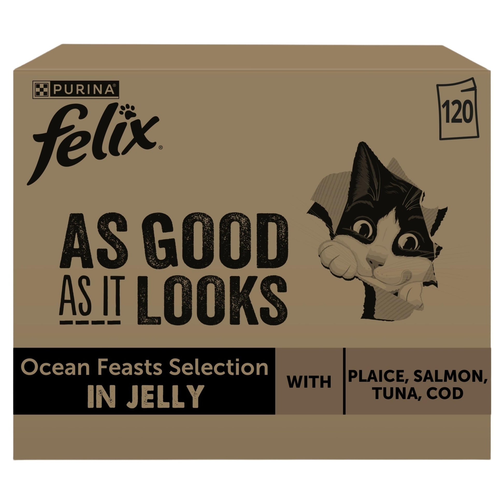 FELIX Original Mixed Selection in Jelly Wet Cat Food 40x85g