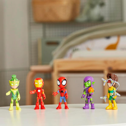 Marvel Spidey and His Amazing Friends, Friends & Foes Pack, Action Figure Set