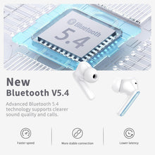 Wireless Earbuds, Bluetooth 5.3 Headphones in Ear with HiFi Stereo Deep Bass, 4 ENC Noise Cancelling Mic Wireless Earphones 40H Playtime, Bluetooth Earbuds Dual LED Display, IP7 Waterproof, Lake Blue