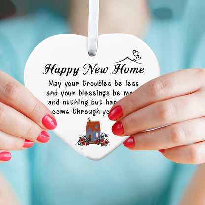 New Home Gifts House Warming Gifts New Home 2025 Ceramic Ornament With Gift Box For Send Keepsake Decorations For Couples,Women,Families,Teacher,Companion,Colleagues,Homeowners Housewarming the Gift
