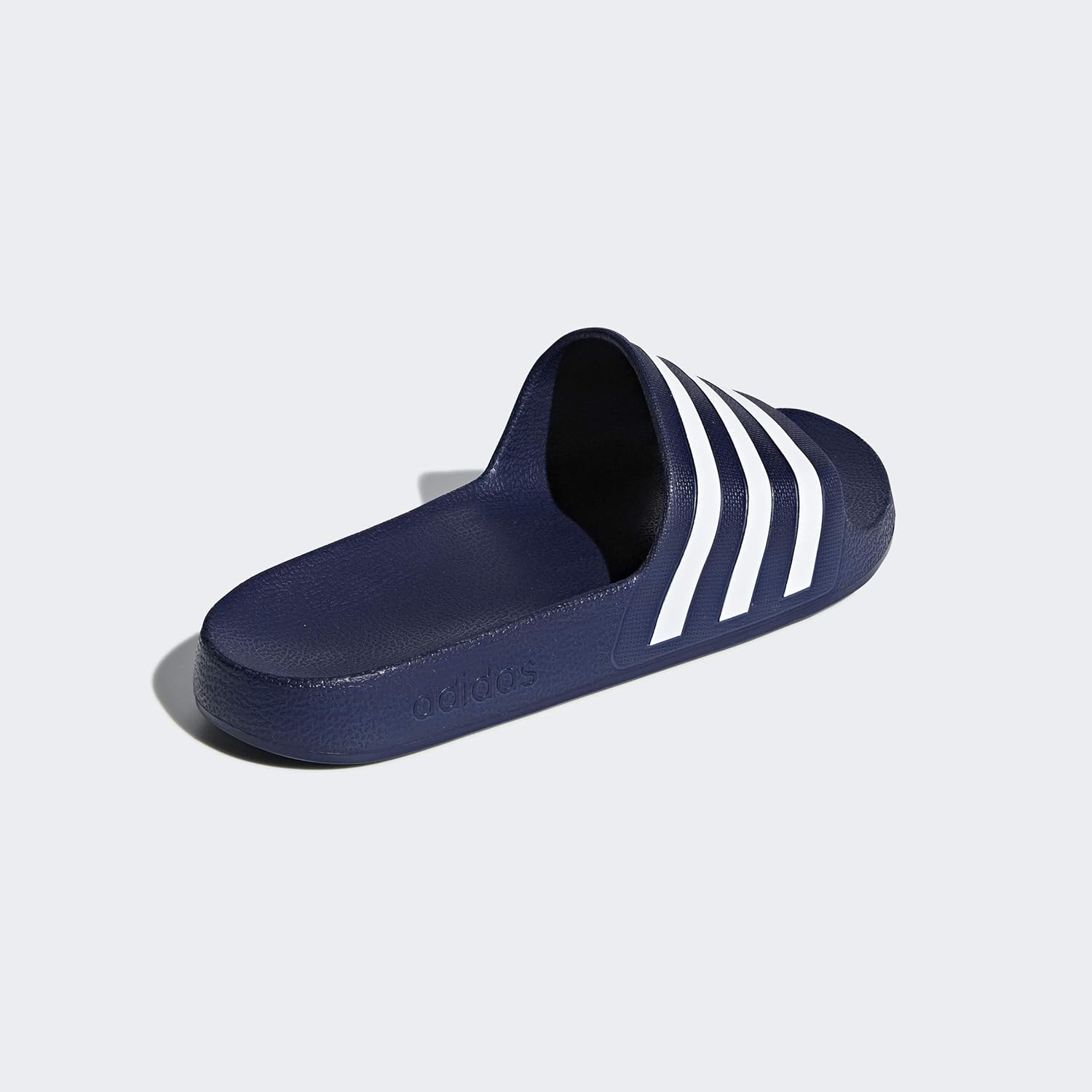 adidas Unisex Adilette Aqua Slides, Dark Blue/Cloud White/Dark Blue, 9 UK