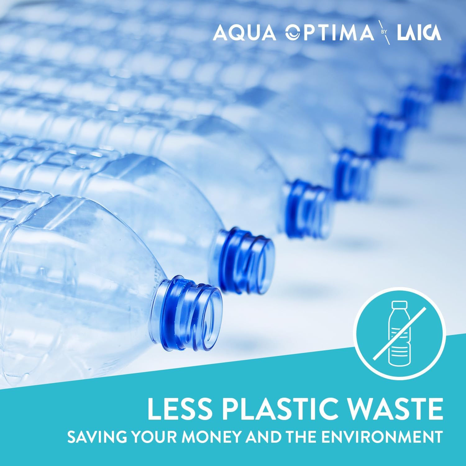 Aqua Optima Evolve+ Water Filter Cartridges, 3 Pack - Fits Brita Jugs & Alternative for Maxtra Filters - Reduces Limescale, Chlorine and Other Impurities - By Laica (Packaging May Vary)
