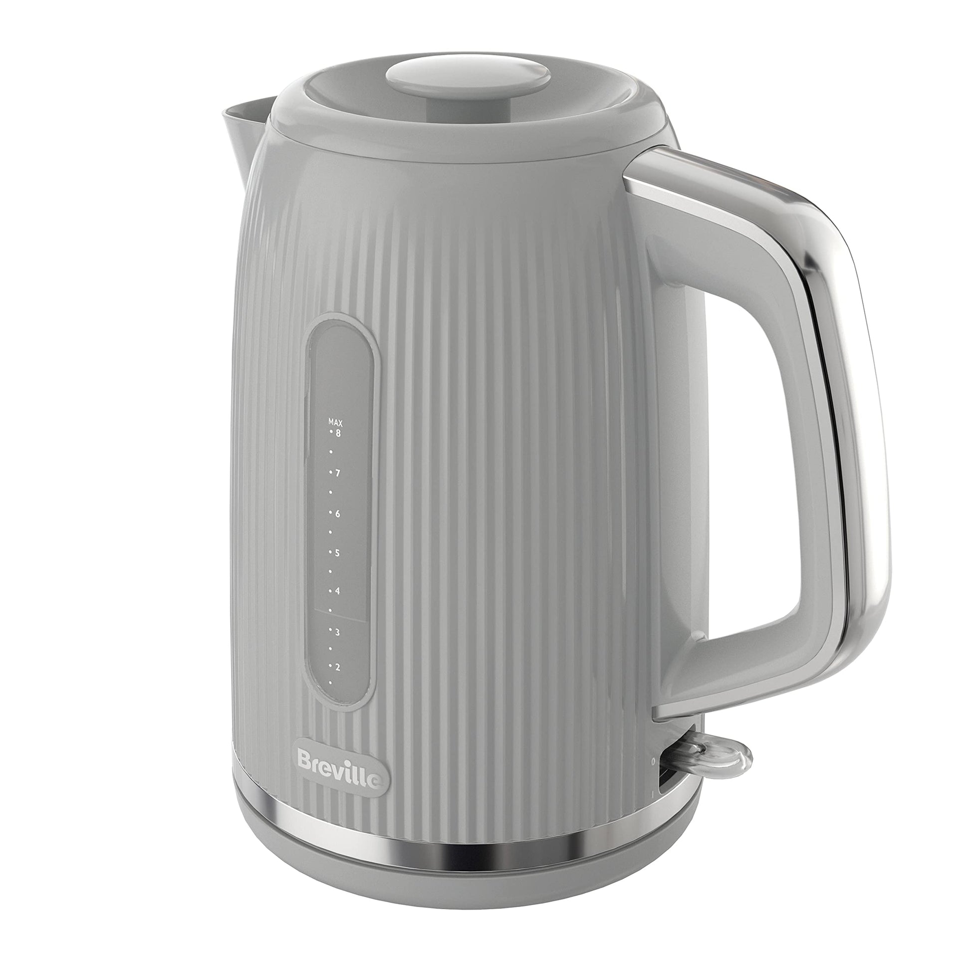 Breville Bold Vanilla Cream Electric Kettle | 1.7L | 3kW Fast Boil | Cream & Silver Chrome [VKT223]