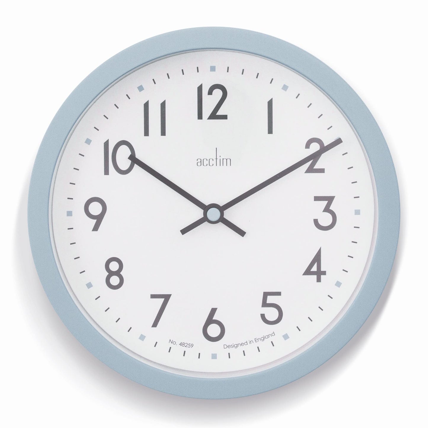Acctim Elstow 22843 Wall Clock in Soot Black