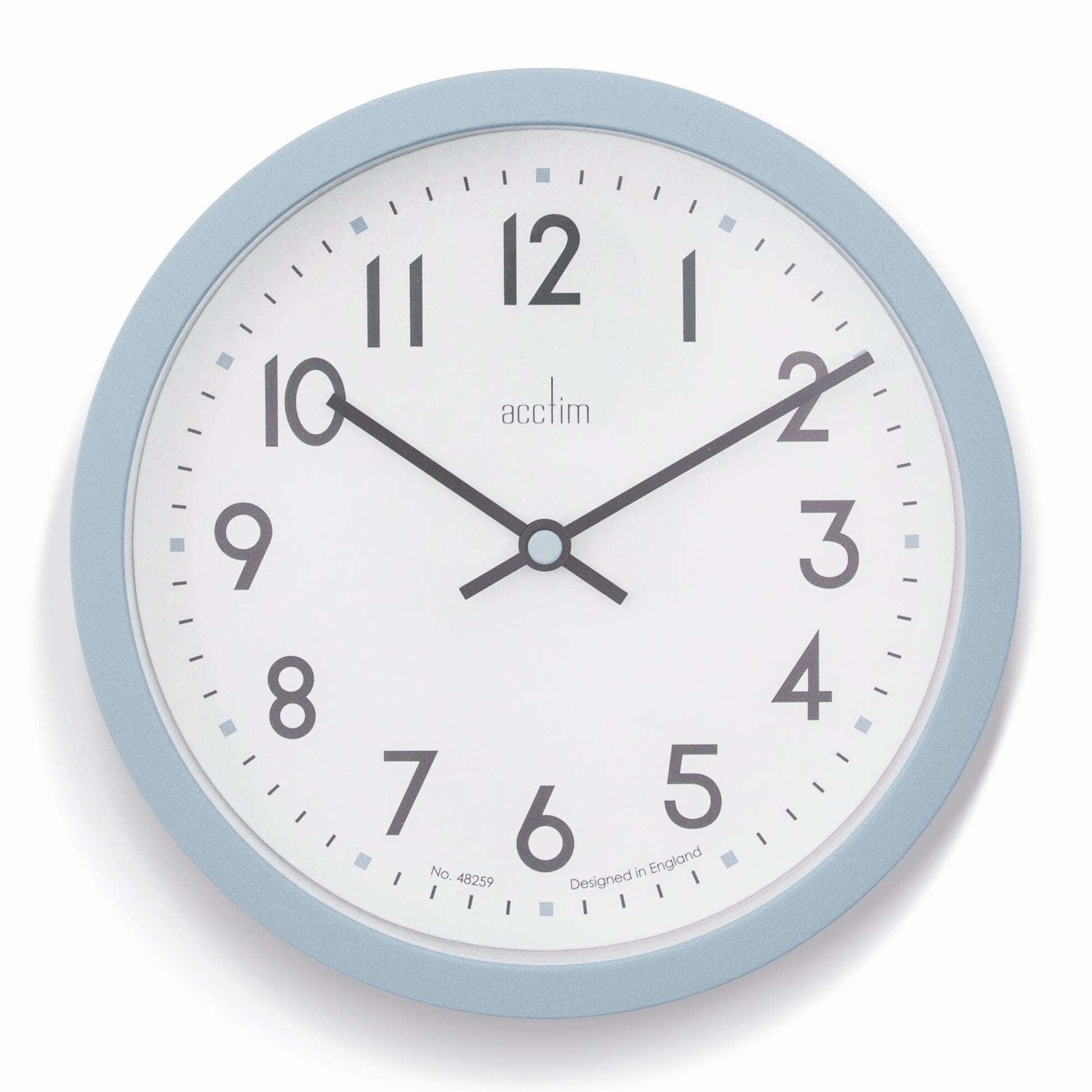 Acctim Elstow 22843 Wall Clock in Soot Black