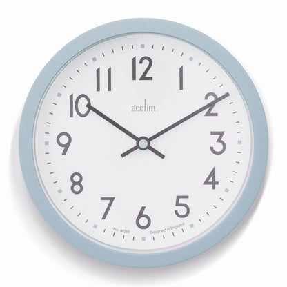 Acctim Elstow 22843 Wall Clock in Soot Black