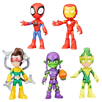 Marvel Spidey and His Amazing Friends, Friends & Foes Pack, Action Figure Set