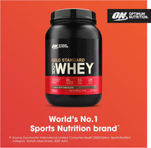 Optimum Nutrition Gold Standard Whey Protein, Muscle Building Powder with Naturally Occurring Glutamine and Amino Acids, Double Rich Chocolate, 29 Servings, 899 g, Packaging May Vary