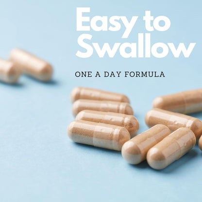 Sea Moss Capsules, Bladderwrack and Burdock Root - 3280mg per Serving - One a Day High Strength - Easy to Swallow - Natural Source of Iodine - Chondrus Crispus - 60 Vegan Capsules