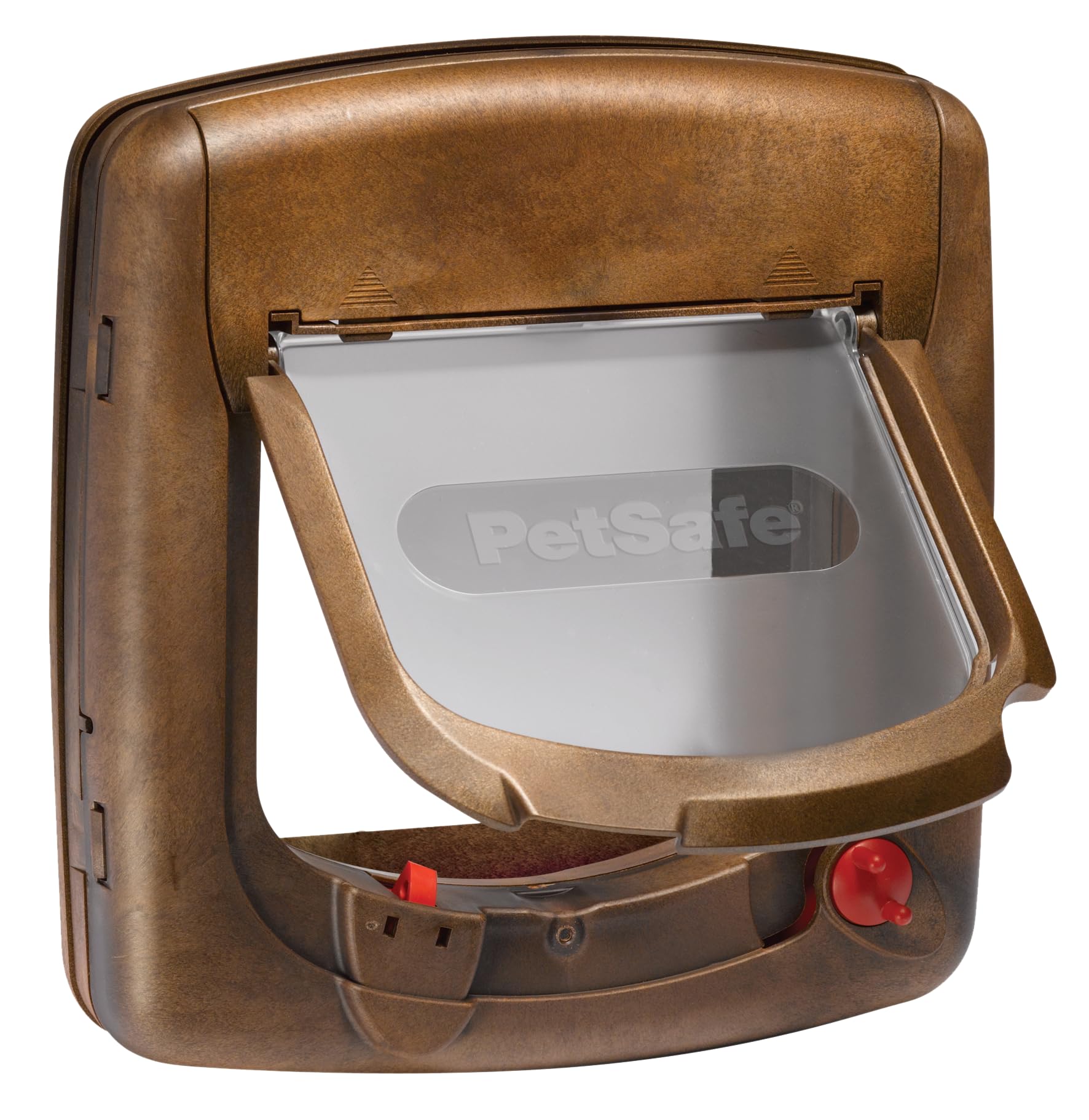 PetSafe, Deluxe Magnetic Cat Flap, Selective Entry, 4 Way Locking, White