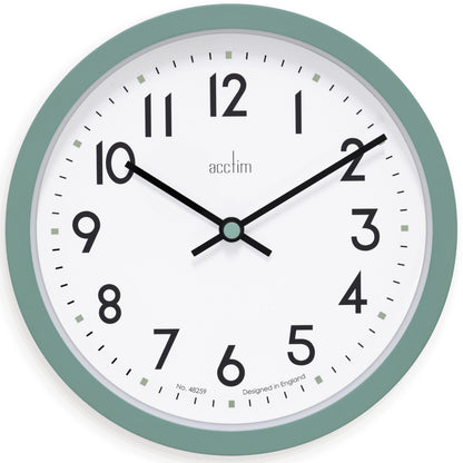 Acctim Elstow 22843 Wall Clock in Soot Black