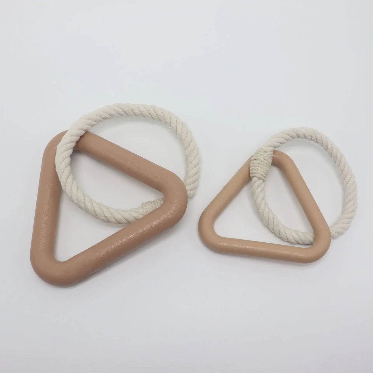 TUGME Exquisite Large Triangular Pull Ring, Bite-resistant And Wear-resistant Cotton Rope Pull Ring Toy Fully Interacts With Pets