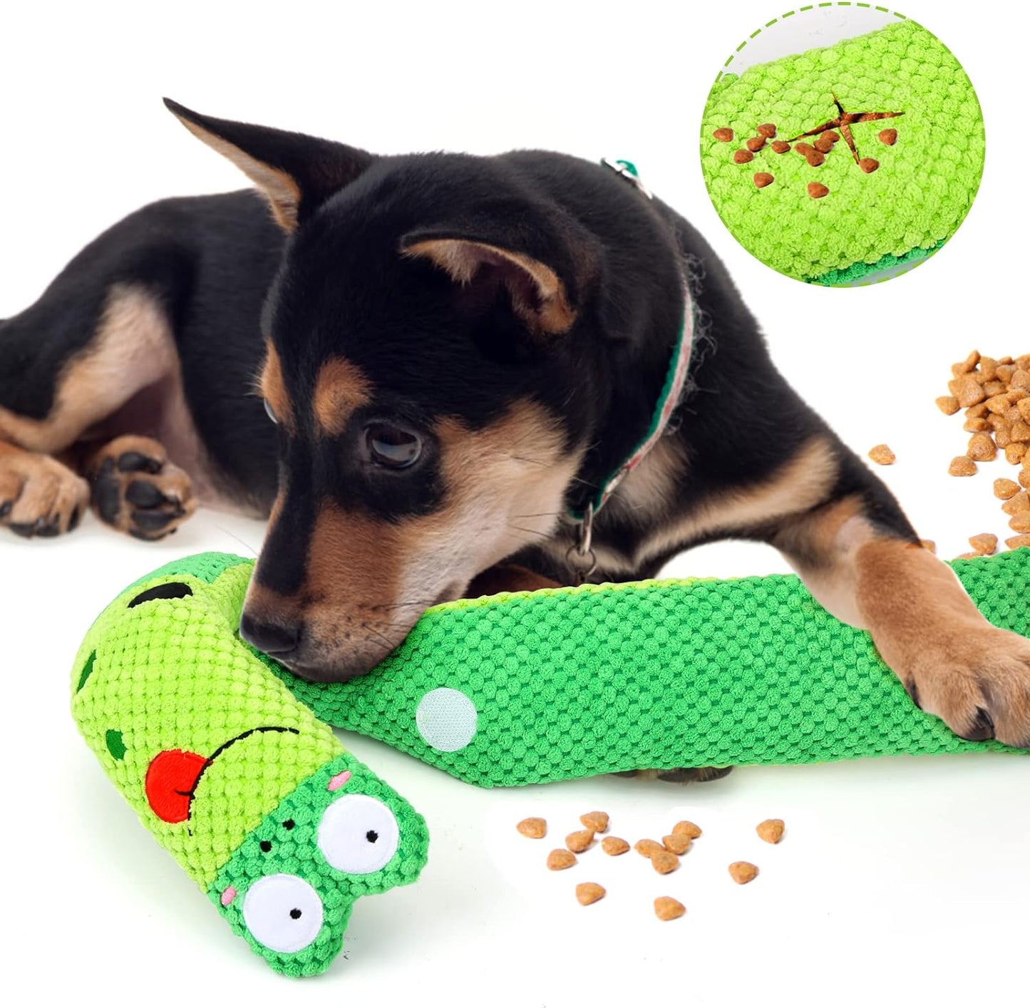 TUGME Squeak Dog Toys Stress Release Game For Boredom Dog Puzzle Toy IQ Training Snuffle Toys Foraging Instinct Training Suitable For Small Medium And Large Dogs