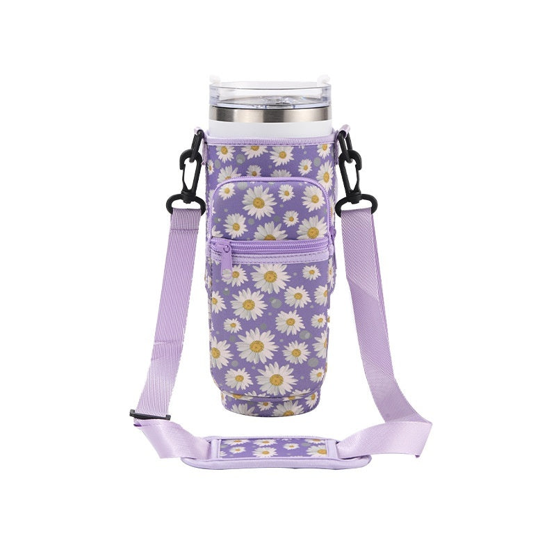 Cup Cover Car Handle Cup Cup Cover Crossbody Strap