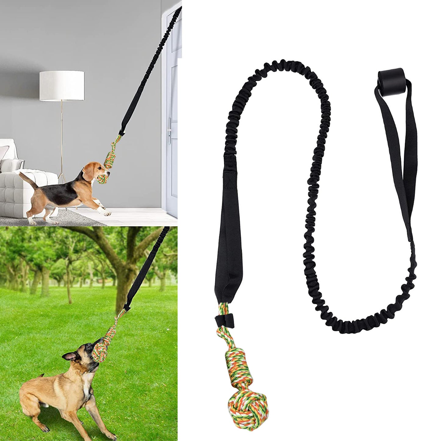 TUGME Dog Tug Of War Rope Grinding Toy