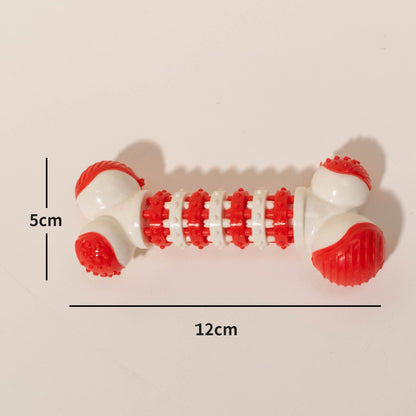 TUGME Interactive Dog Toy For Small Breeds Bone Shaped Puppy Chew Toys For Teething