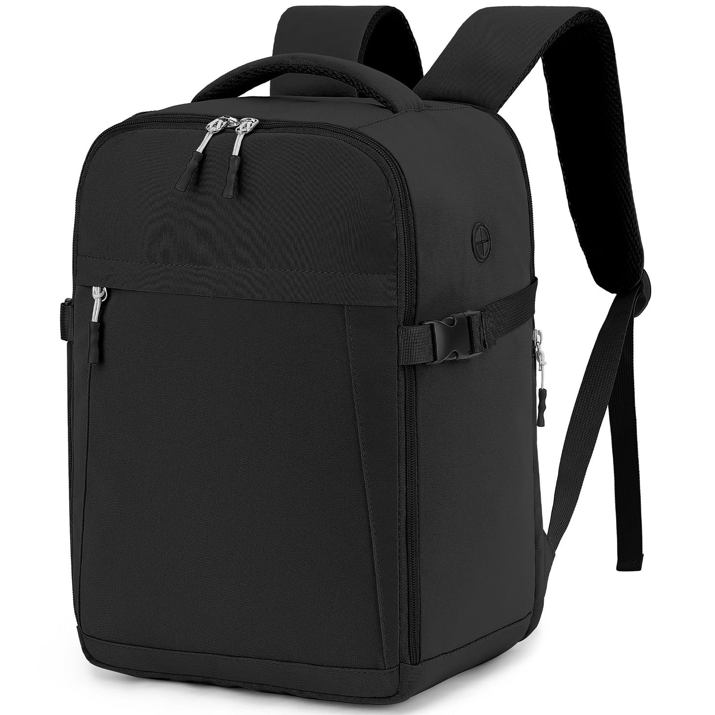 Hayayu Ryanair Cabin Bags 40x30x20 Underseat Travel Backpack Easyjet Cabin Bag 45x36x20 Carry on Water Resistant Hand Luggage for Men and Women, Black