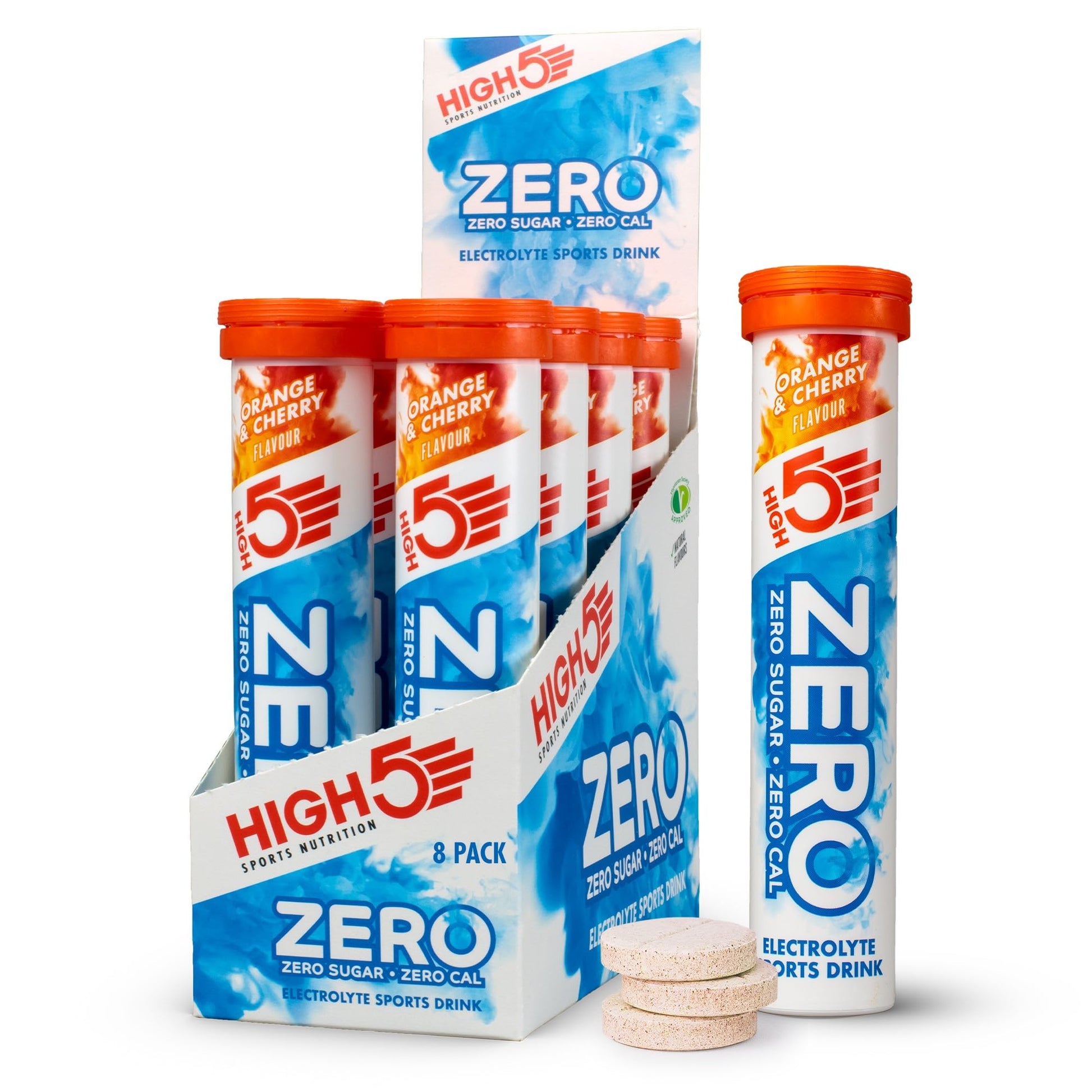 HIGH5 ZERO Electrolyte Tablet - Hydration Tablets Enhanced with Vitamin C - 0 Calories & Sugar Free - Boost Hydration, Performance & Wellness - Berry, 20 Tablets (20x, Pack of 1)