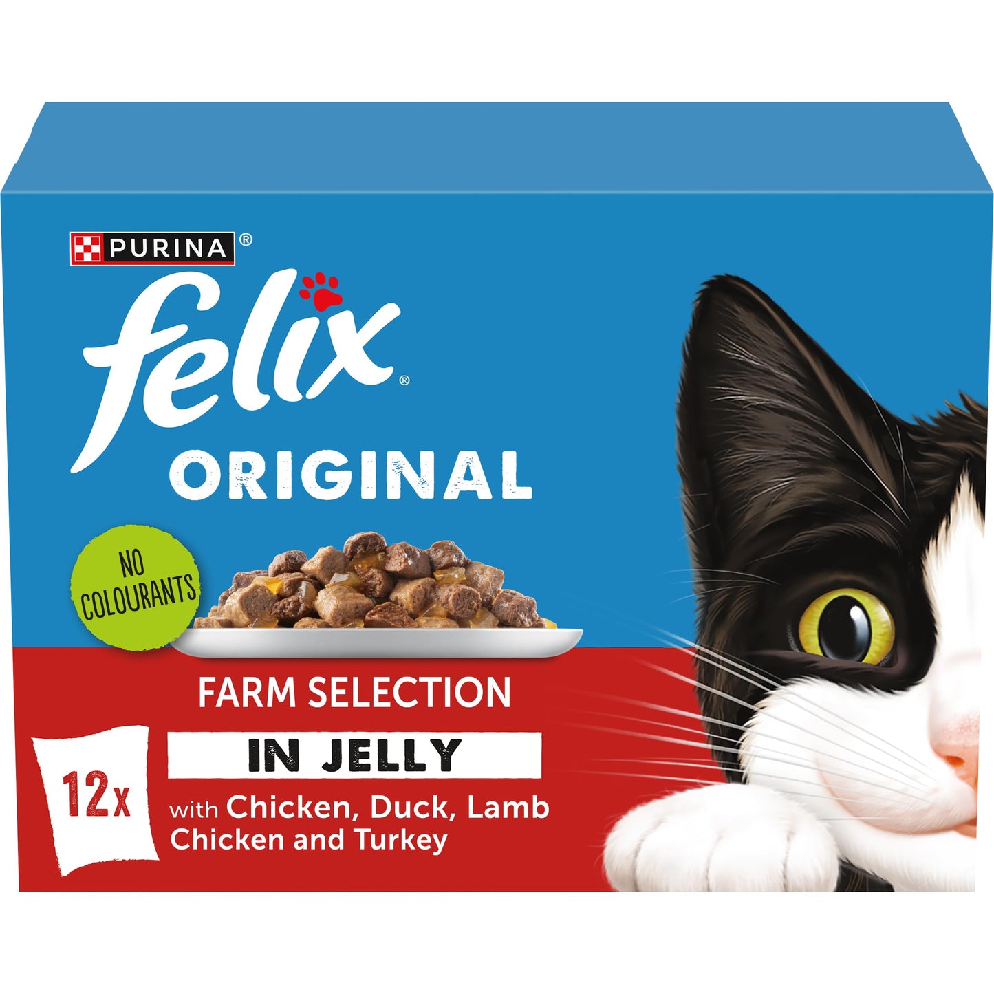 FELIX Original Mixed Selection in Jelly Wet Cat Food 40x85g