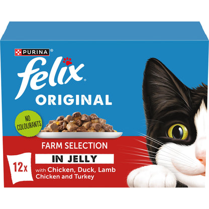 FELIX Original Mixed Selection in Jelly Wet Cat Food 40x85g