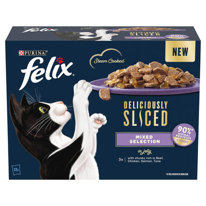 FELIX Original Mixed Selection in Jelly Wet Cat Food 40x85g