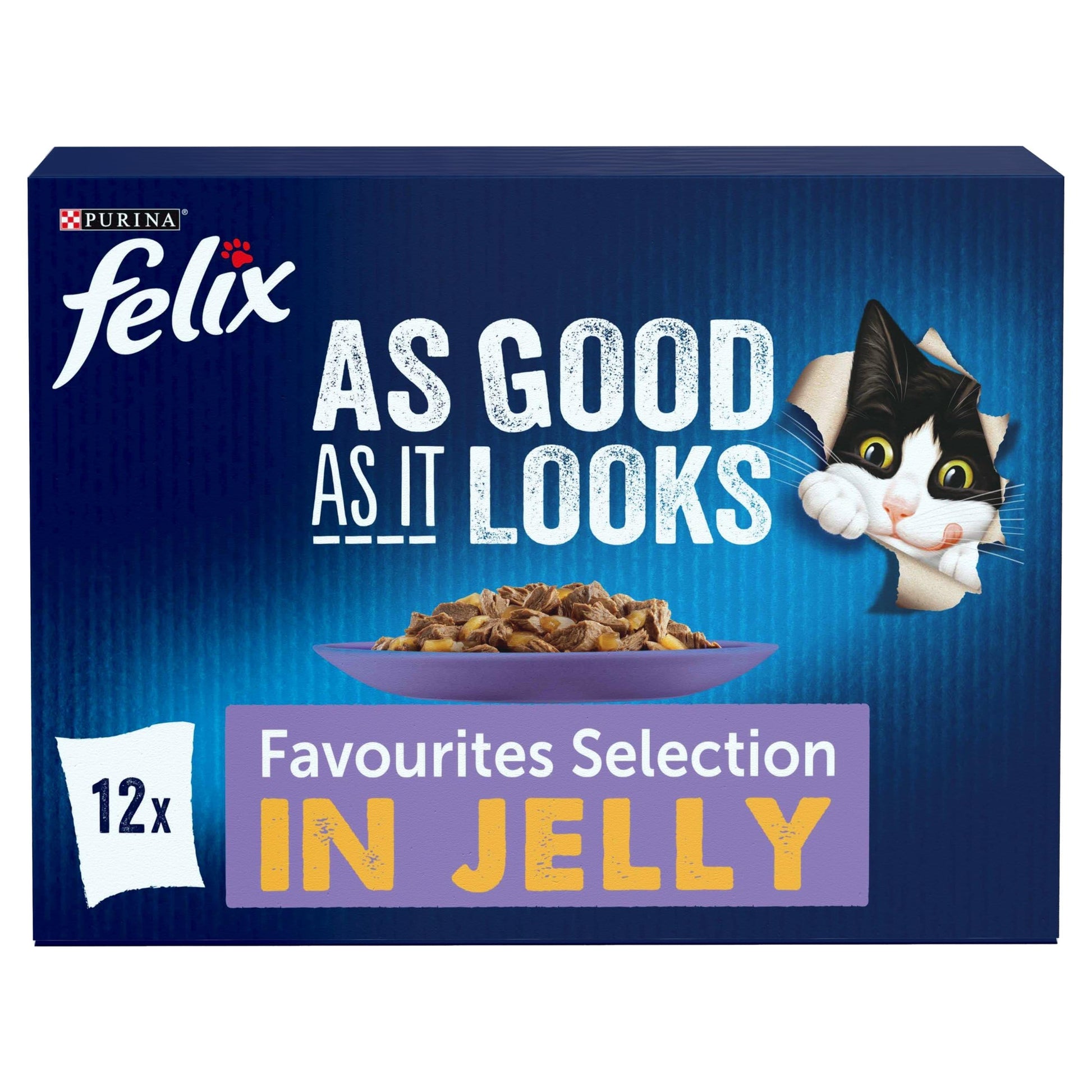 FELIX Original Mixed Selection in Jelly Wet Cat Food 40x85g