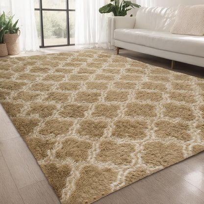 Rugs Living Room Large Rugs Bedroom Anti Skid Rug Shaggy Soft Rug for Living Room Bedroom Play Area Kids Room Luxury Decorative (Dark Grey, 180x270cm)