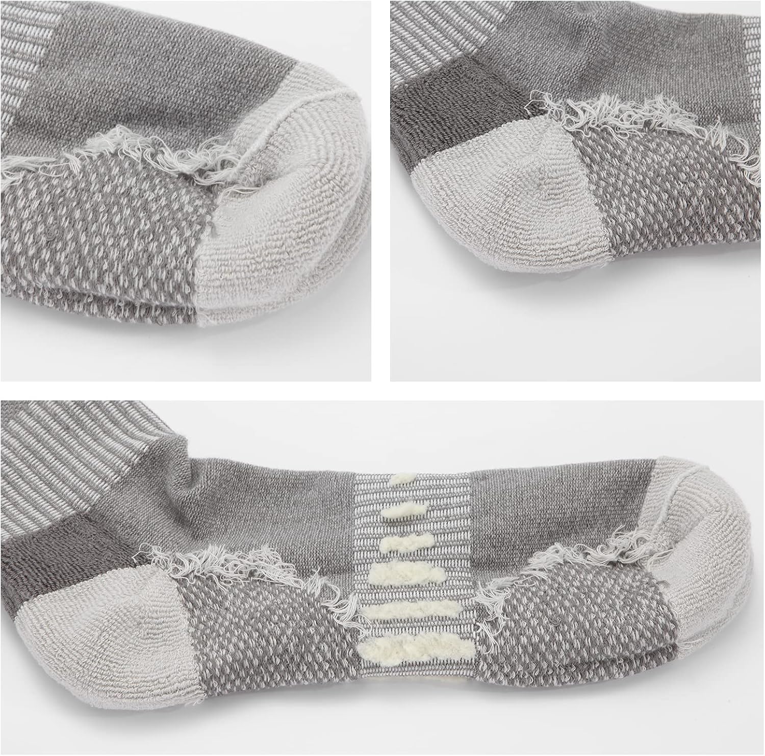 Mens Socks Cushioned Work Socks Walking Socks Womens Crew Athletic Socks for Outdoor Hiking Trainer Running