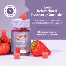 Kids Magnesium Gummies – Vegan - 1 Month Supply – Childrens Supplements – 30 Chewable Vitamins – 546 Mg Magnesium Citrate Providing 60 mg - by Novomins