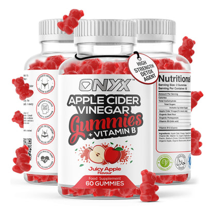 Onyx Marine Collagen 2200mg with Hyaluronic Acid & Biotin - High Strength Collagen Supplements for Women & Men - 60 Vegan Gummies