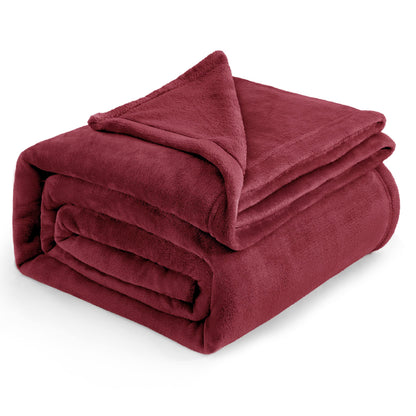 Bedsure Fleece Blanket for Bed - Soft Cosy Fluffy Throw Blankets, Warm Large Throws for Audlts, Teal, 220x240 cm