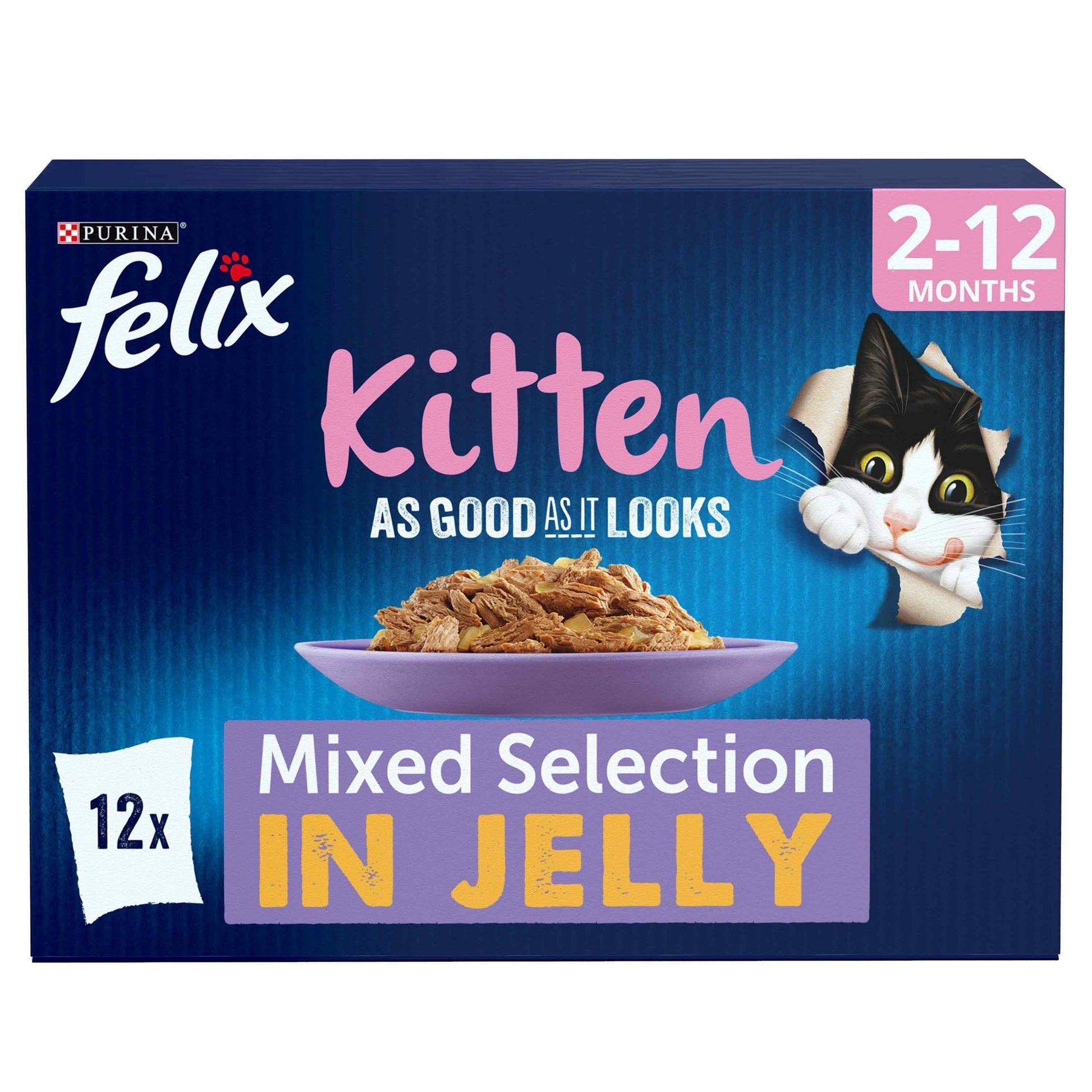 FELIX Original Mixed Selection in Jelly Wet Cat Food 40x85g